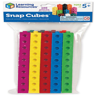  Bộ đồ chơi sáng tạo và thiết kế - Snap Cubes (Set 100 chi tiết) - Learning Resources
