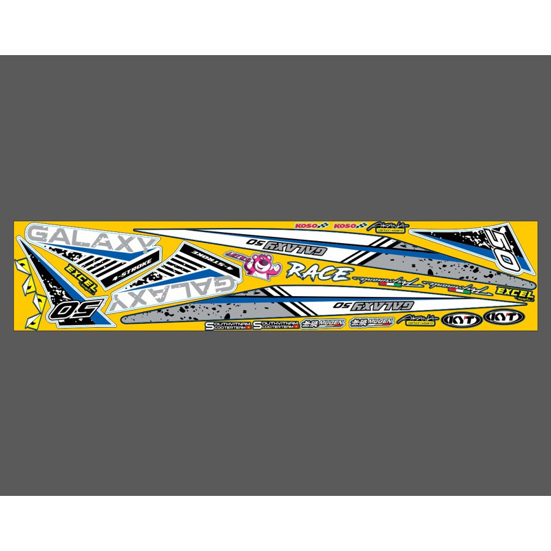 Mẫu tem galaxy tem chế