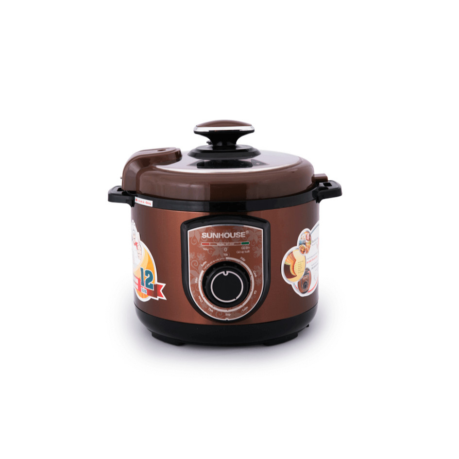 Nồi áp suất điện đa năng SUNHOUSE SHD1550 / SHD1552 - 900W, Dung tích 5L, Bảo Hành Chính Hãng