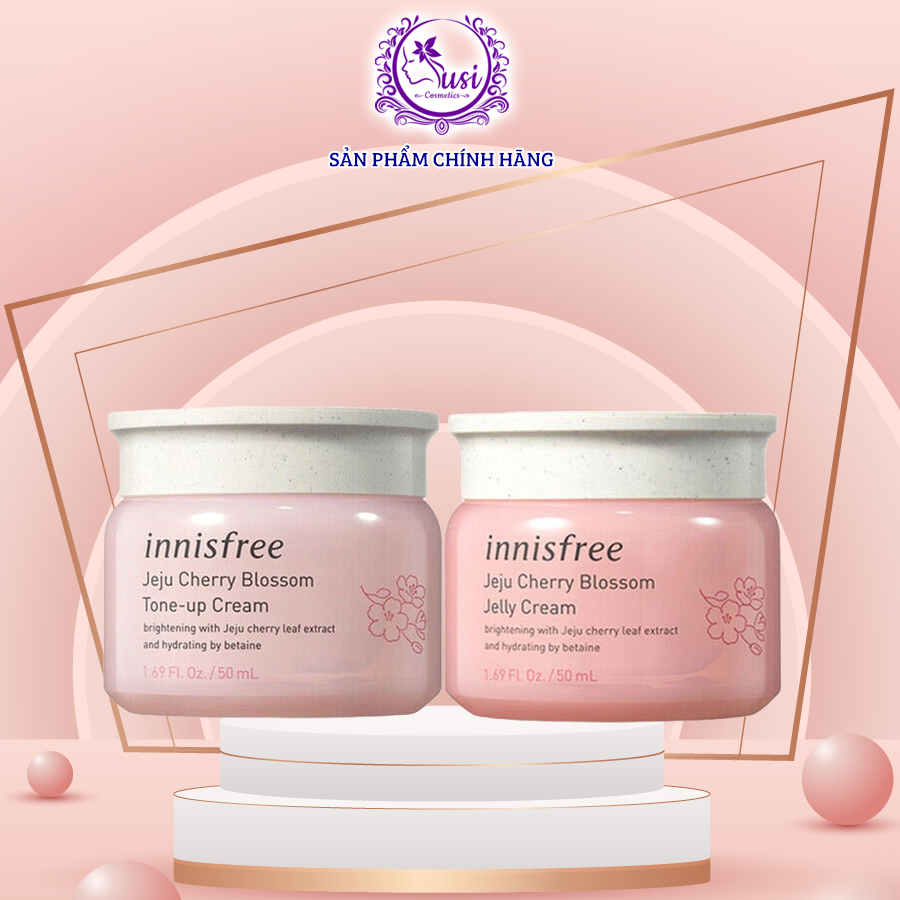 Kem Dưỡng Ẩm Chiết Xuất Hoa Anh Đào Innisfree Jeju Cherry Blossom Jelly Cream 50ml