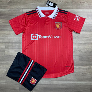 Áo bóng đá clb manchester united - hàng thun thái - logo thêu