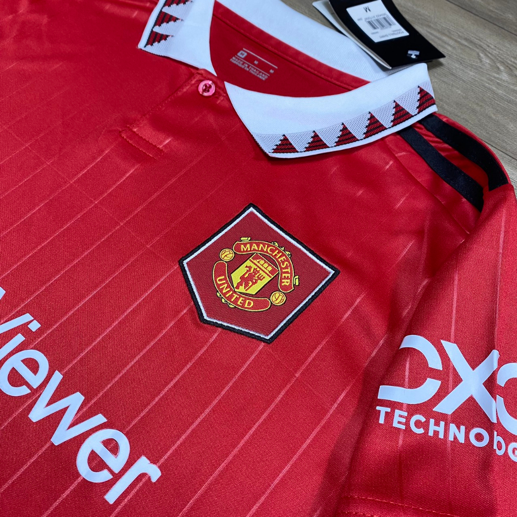 ÁO BÓNG ĐÁ CLB MANCHESTER UNITED - HÀNG THUN THÁI - LOGO THÊU