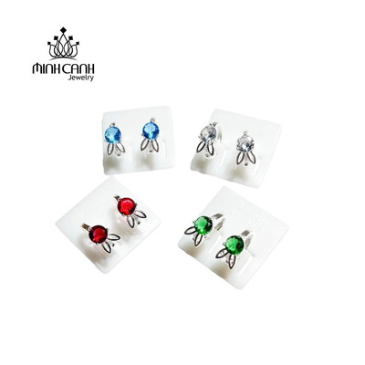Bông Tai Bạc Thỏ Cho Bé Gái - Minh Canh Jewelry