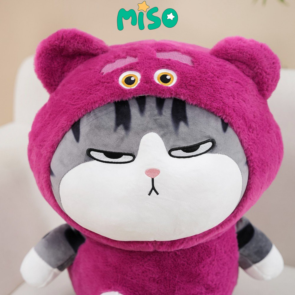 Gấu Bông Mèo Hoàng Thượng Cosplay Lotso, Ếch, Thỏ, Gấu Trúc Cao Cấp Hot Trend, Gấu Bông Miso