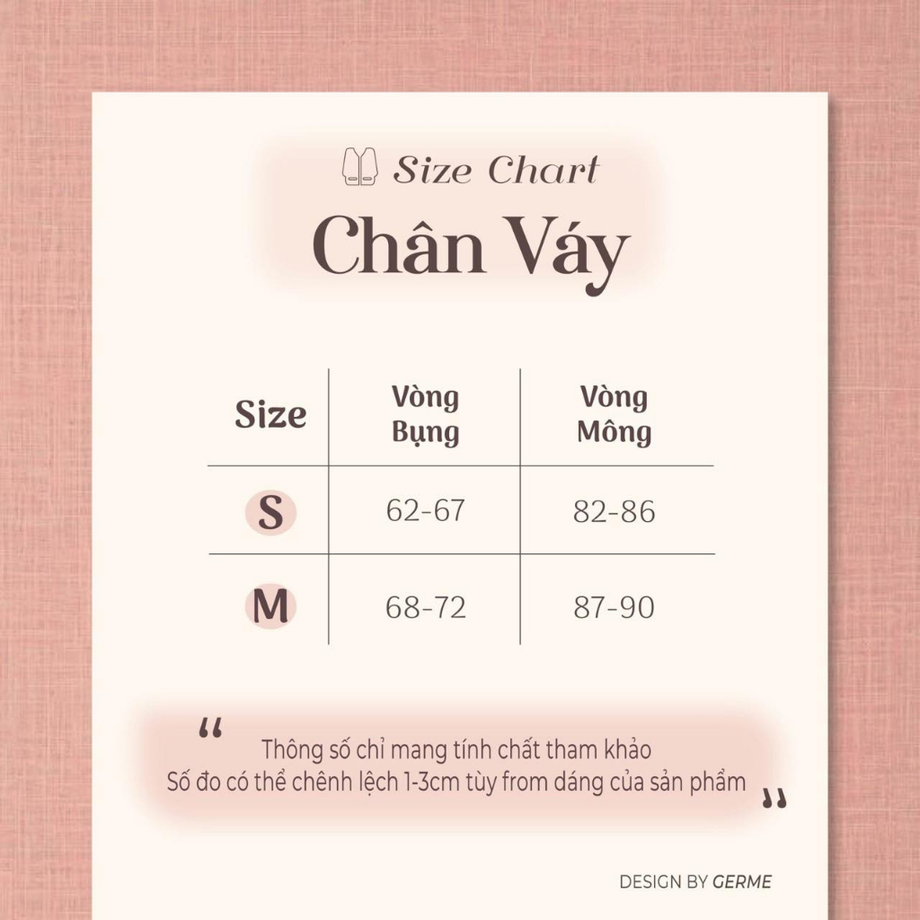 Chân váy nữ GERME vvnd052302 ngắn đuôi cá hàng thiết kế