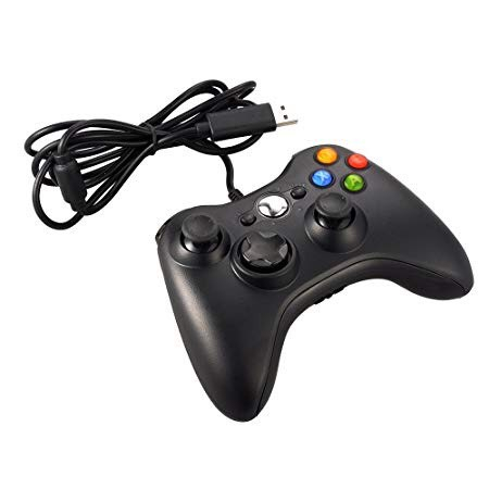 Tay Cầm Chơi Game Xbox 360 Mới 2023 Hỗi Trợ Rung Có Dây Dành Cho PC Chơi Fo4 Full Skill
