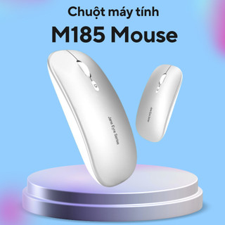 Chuột không dây 2.4g tự sạc pin TOPPU STORE M185 không tiếng click sạc 1 lần dùng 1 tuần cho Laptop PC Tivi Tv box