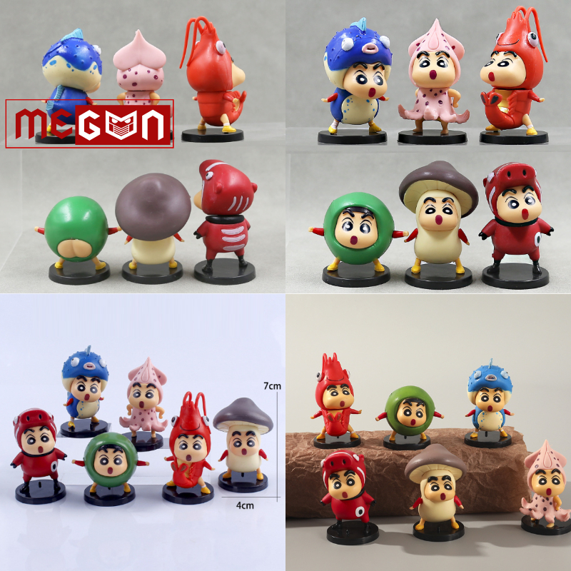 Mô hình Shin Shinosuke Cậu bé bút chì 5-8 cm Shin chan tôm mực dễ thương Đồ chơi Beocaz quà tặng, mua lẻ hoặc theo set