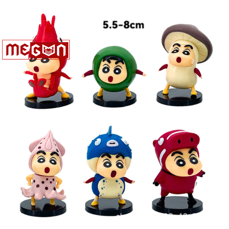 Mô hình Shin Shinosuke Cậu bé bút chì 5-8 cm Shin chan tôm mực dễ thương Đồ chơi Beocaz quà tặng, mua lẻ hoặc theo set