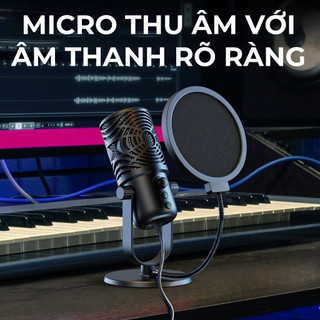 Micro Oneodio FM1 | Micro Thu Âm Condenser Cổng USB