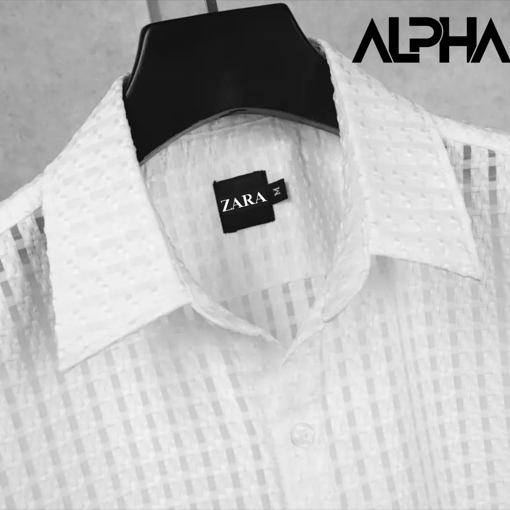 Áo sơ mi tay ngắn GEN ALPHA,sơ mi tay ngắn chất vải cotton lưới mặc mát, đi biển đi du lịch GEN03