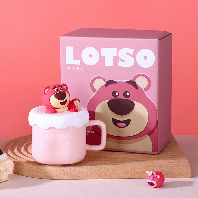 Ly gấu dâu Lotso/Pooh chính hãng Disney.DCG