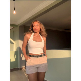 ( ORDER SHEIN ) Áo croptop quai cổ basic nhiều màu - MIMY TOP