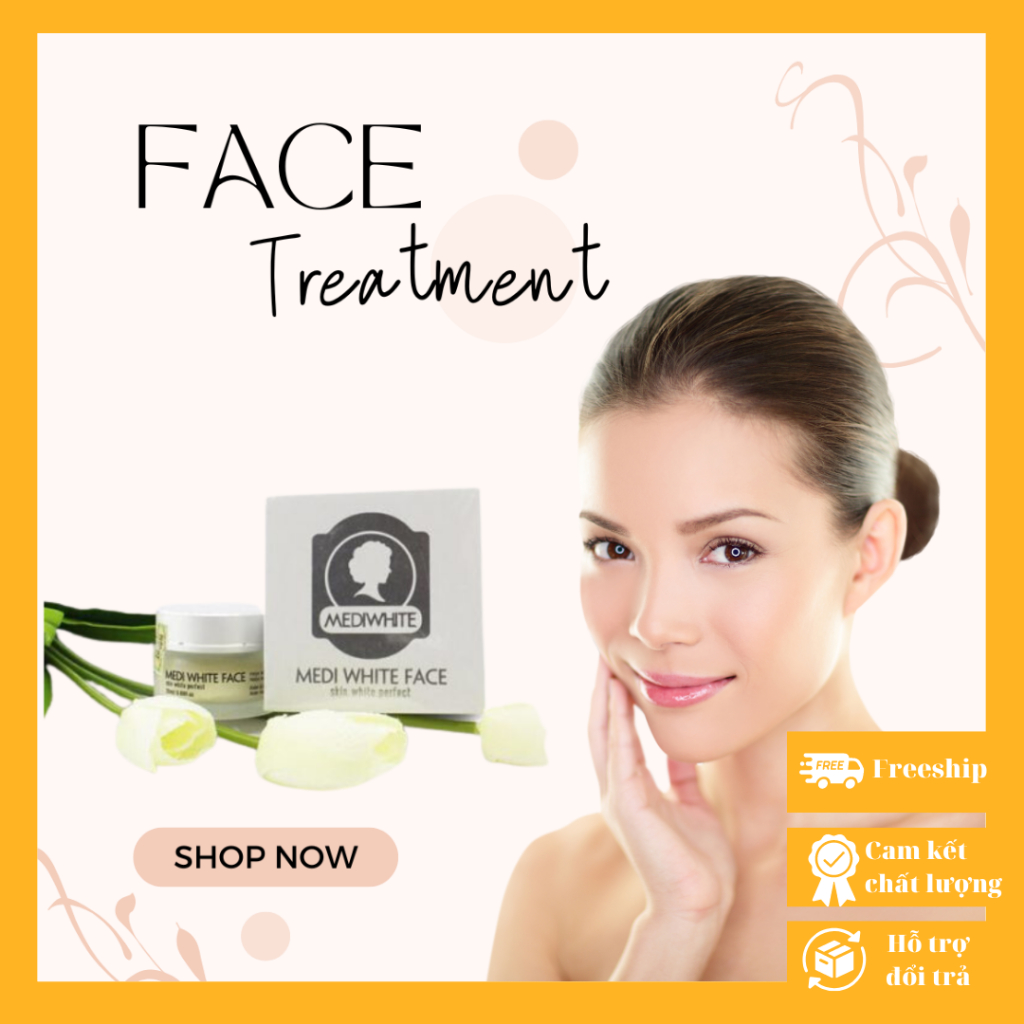 Kem Dưỡng Trắng Da Mặt Medi White Face Dưỡng Ẩm Da Mặt Ngăn Ngừa Lão Hóa Dưỡng Trắng Dưỡng Ẩm Da