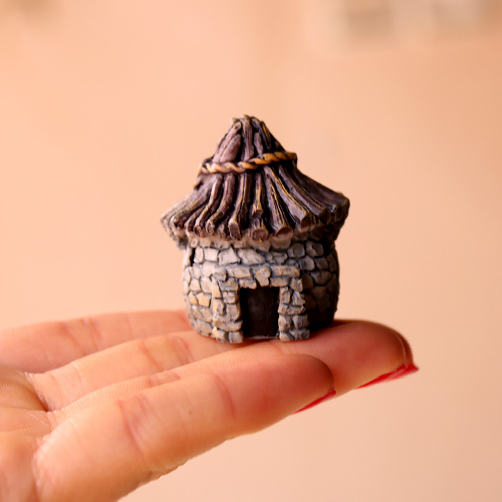 Mô hình ngôi nhà nấm mini THMN606 - trang trí tiểu cảnh, bán cạn, terrarium