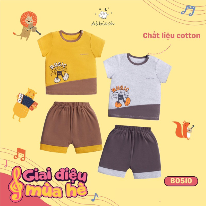 Abbieh - Bộ cộc cài vai in nốt nhạc