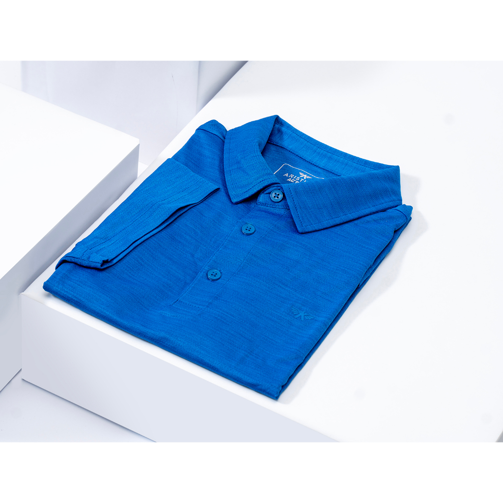 Áo polo nam Aristino phom dáng Slim fit ôm vừa vặn, chất liệu mềm mát, thoáng khí - APS043S9