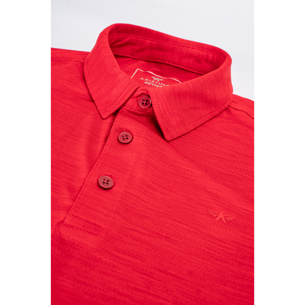 Áo polo nam Aristino phom dáng Slim fit ôm vừa vặn, chất liệu mềm mát, thoáng khí - APS043S9