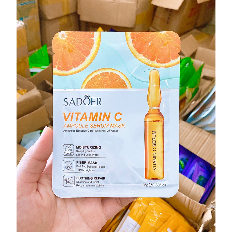 MẶT NẠ CHỨA VTM C TRẮNG SÁNG DA