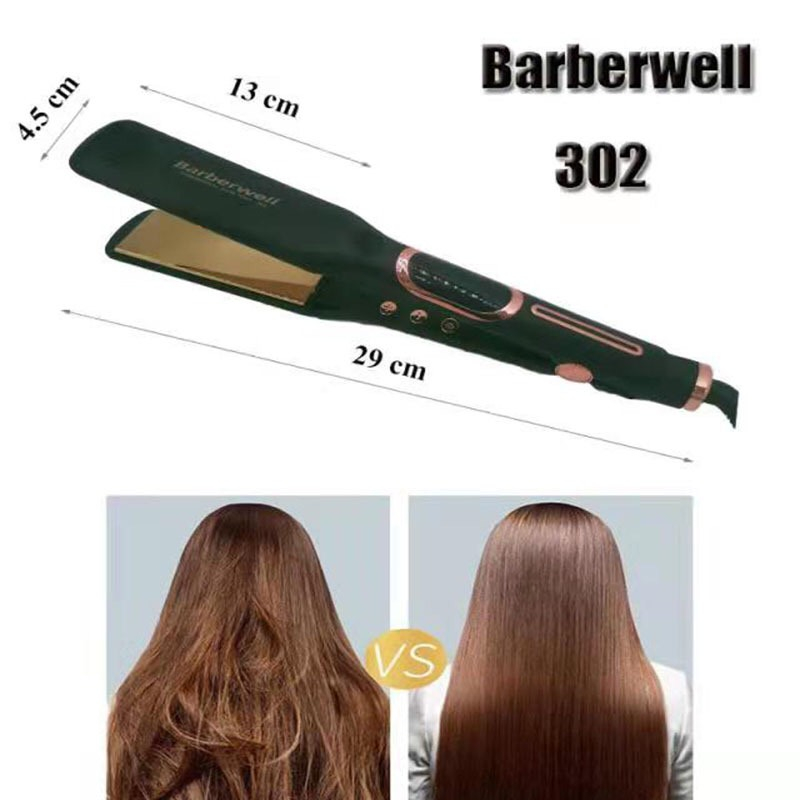 Máy là duỗi ép tóc Barberwell cao cấp mượt bóng tóc chuyên dùng salon