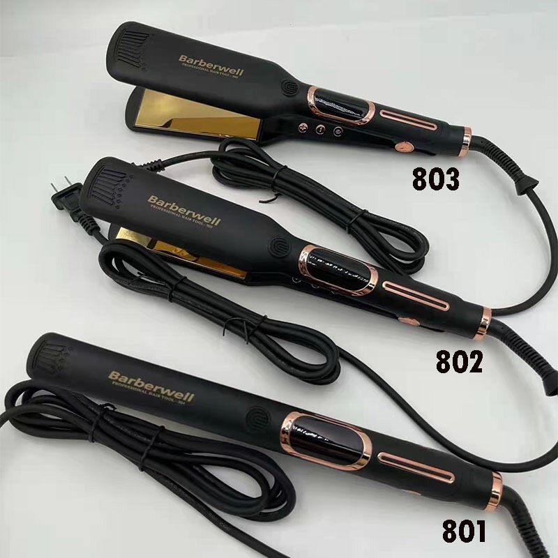 Máy là duỗi ép tóc Barberwell cao cấp mượt bóng tóc chuyên dùng salon