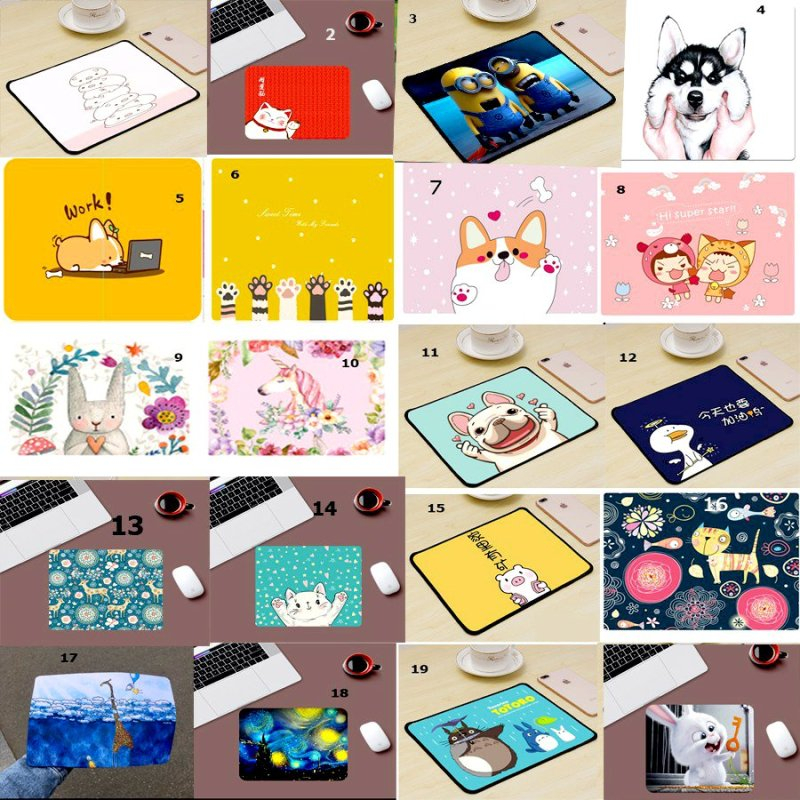 Lót Chuột Máy Tính Hình Cute Kích Thước 21x26cm