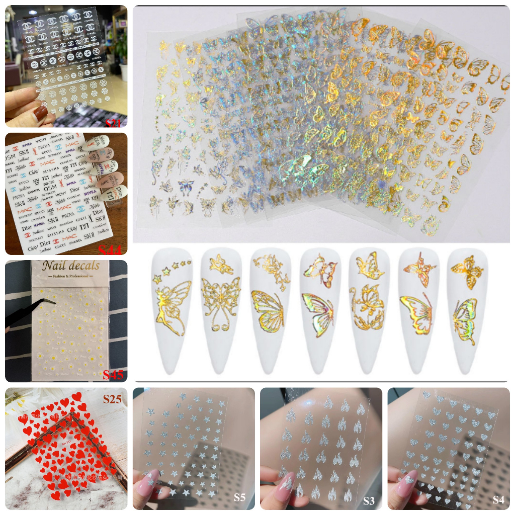 Sticker Nail Dán Móng Nhiều Mẫu Nhiều Màu Lên Hình Cực Đẹp Shop Ô May Omayvn