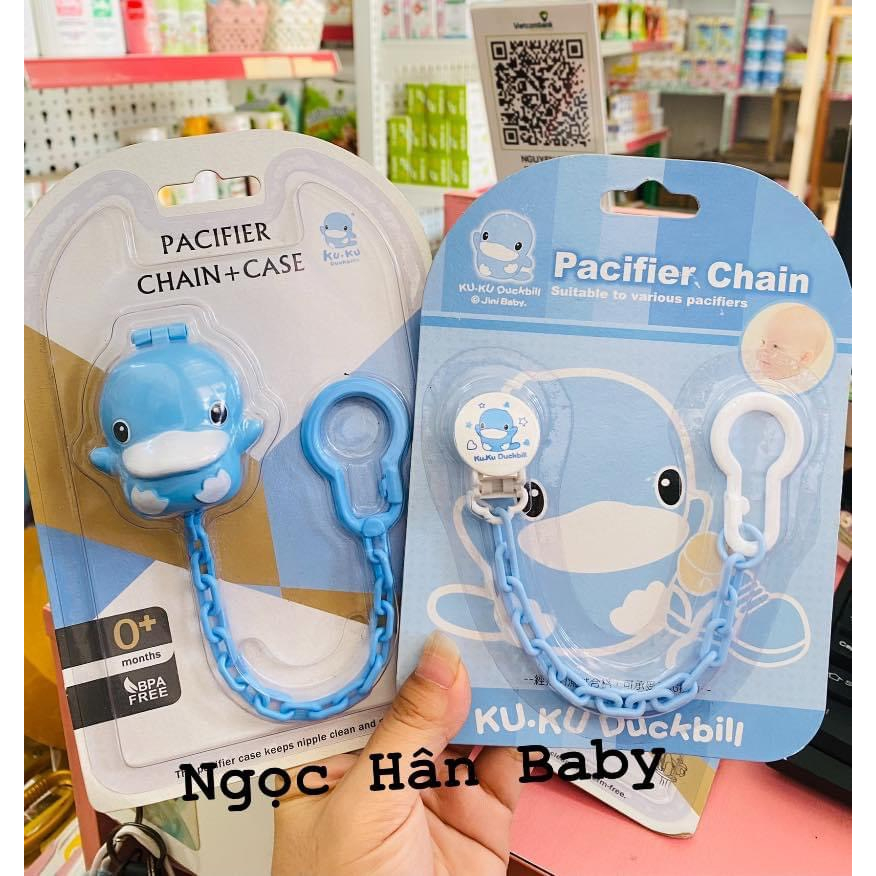 Dây giữ ti ngậm Kuku cho bé KU5492