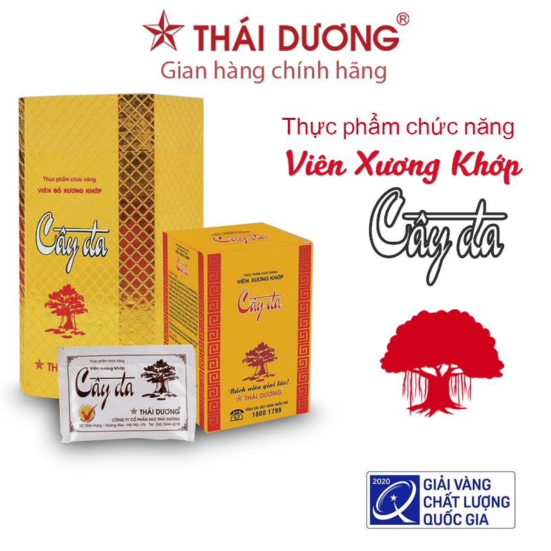 Viên xương khớp Cây Đa dành cho người lớn tuổi, hộp 10 gói / hộp 30 gói, sản phẩm của Sao Thái Dương