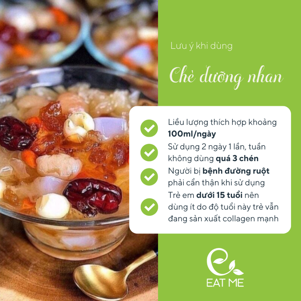 Set Chè Dưỡng Nhan Tuyết Yến 15 Vị EatMe - Set Nguyên Liệu 300g