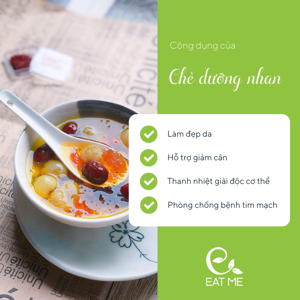 Set Chè Dưỡng Nhan Tuyết Yến 15 Vị EatMe - Set Nguyên Liệu 300g