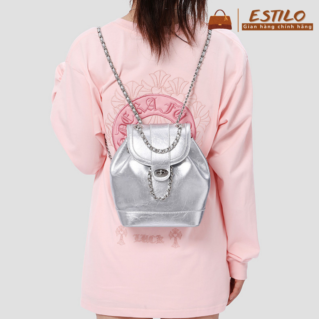 Balo nữ thời trang đi học đi chơi ESTILO size 22cm HA360
