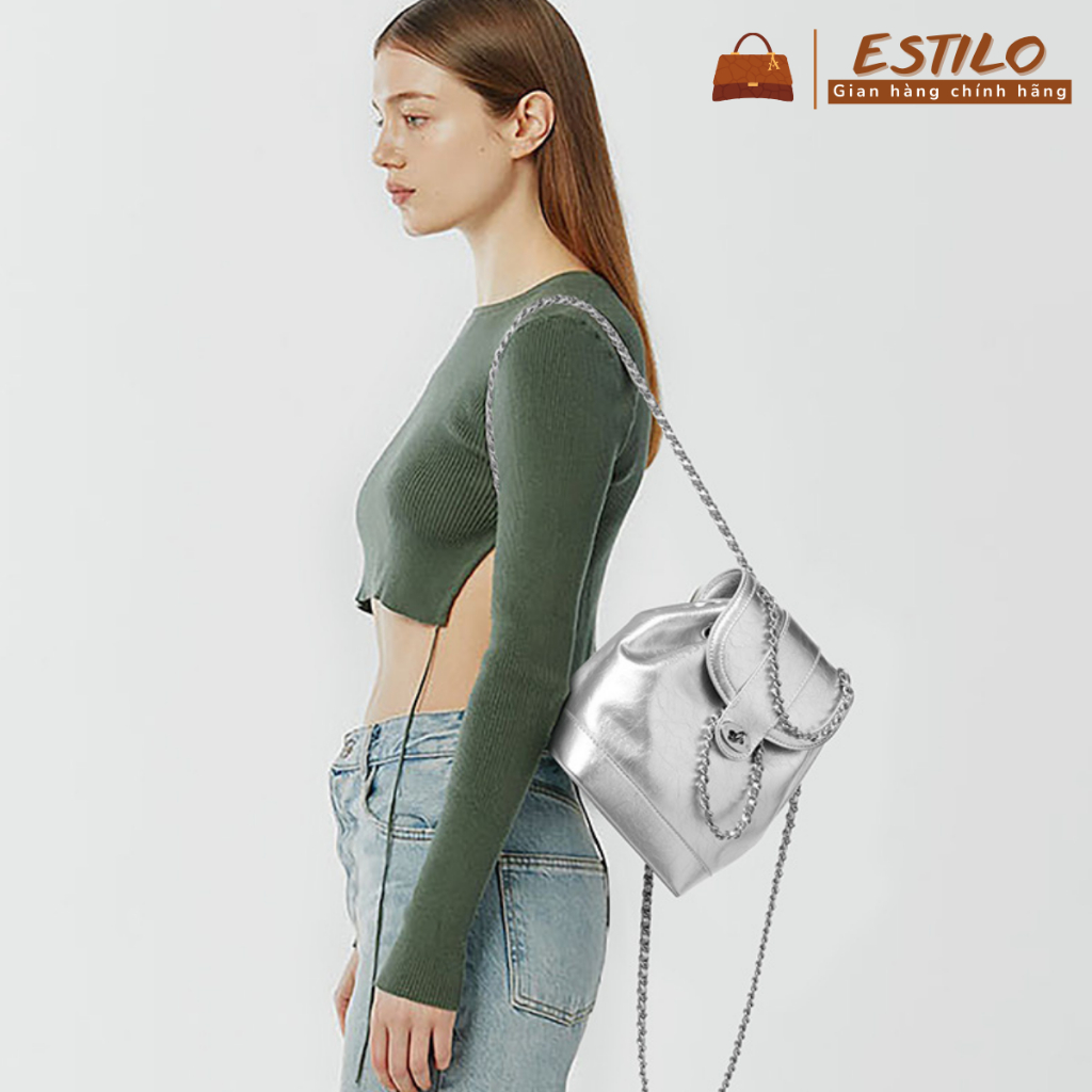 Balo nữ thời trang đi học đi chơi ESTILO size 22cm HA360
