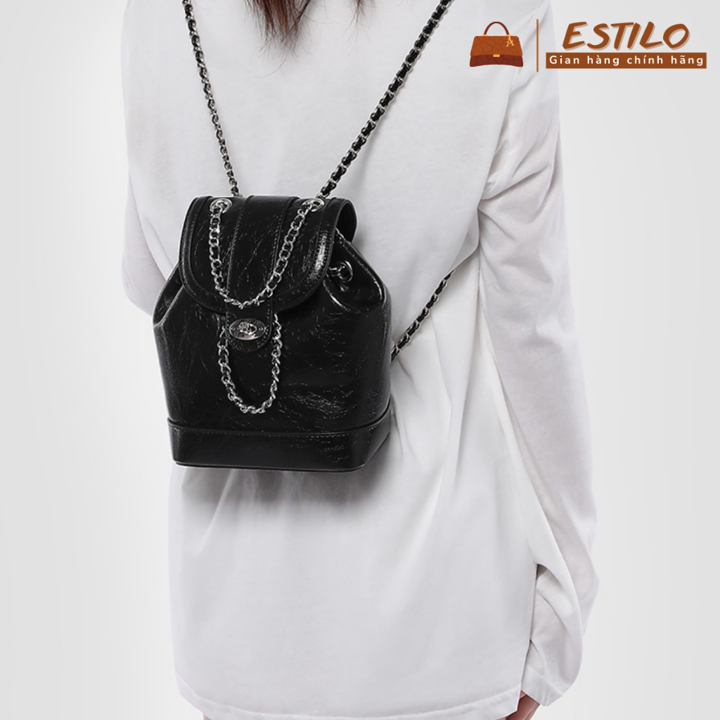 Balo nữ thời trang đi học đi chơi ESTILO size 22cm HA360
