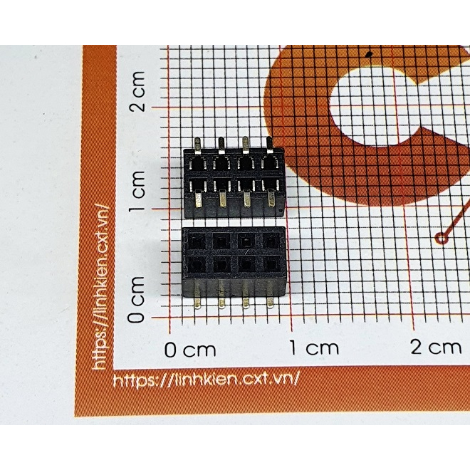 Jump cái đôi SMD 2.0mm 2x4P