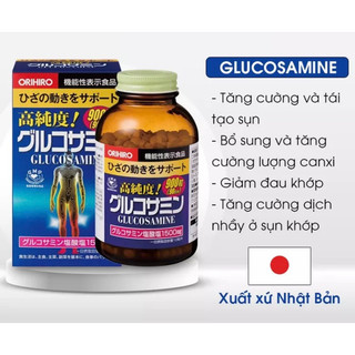 Viên uống Glucosamine Orihiro, viên bổ xương khớp Glucosamine 900v