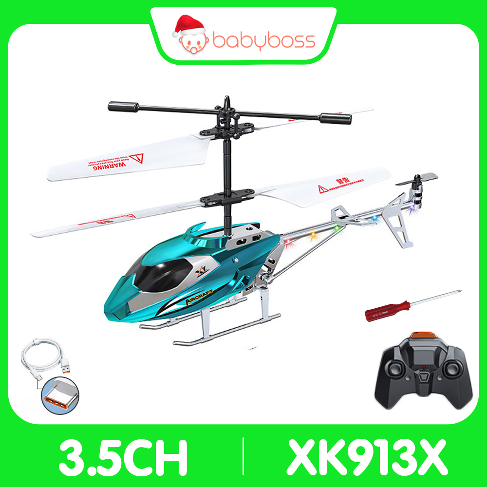 Máy bay trực thăng điều khiển từ xa 3.5ch có đèn led XK913X