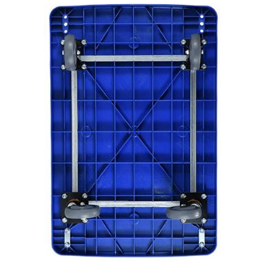 Xe Đẩy Hàng Trọng Tải Lớn 200kg Sàn Nhựa Lõi Thép Bánh Chống Ồn Xe Kéo Hàng Khung Sắt XDT08