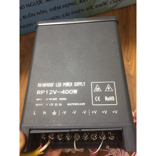 Nguồn led 12v 33a vỏ nhôm ngoài trời, nguồn 12v 400w, nguồn 12v33a