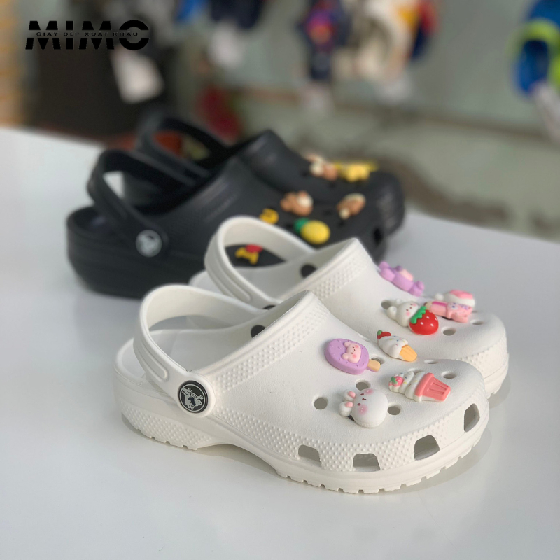 Tặng kèm jibit, Dép sục Classic kid êm nhẹ, bền đẹp, thoáng khí cho bé trai, bé gái