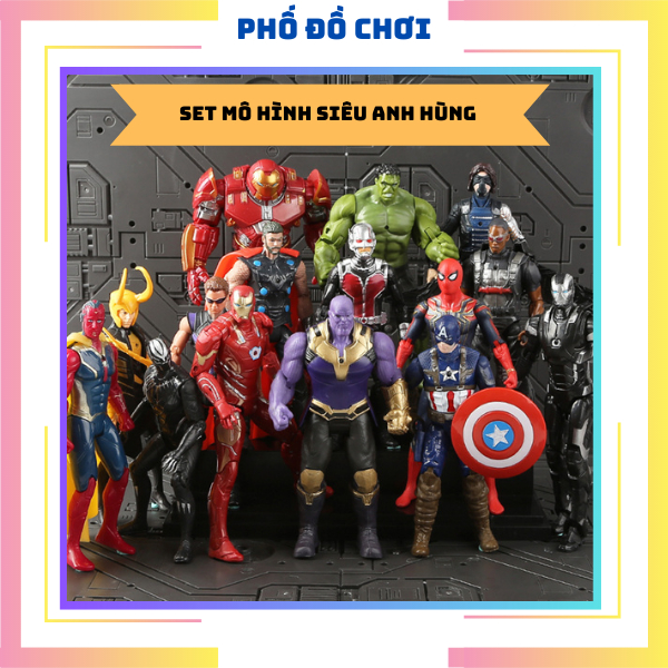 Đồ chơi bộ mô hình 5 siêu anh hùng bảo vệ trái đất- Có Đèn Phát Sáng