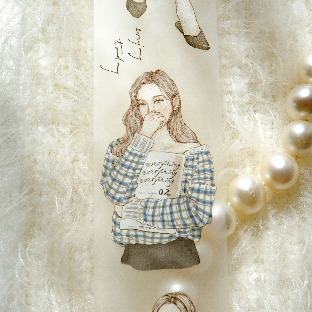 Meohime 𓃠 Hãng Pion - Băng dán PET tape cô gái thanh lịch Elegant