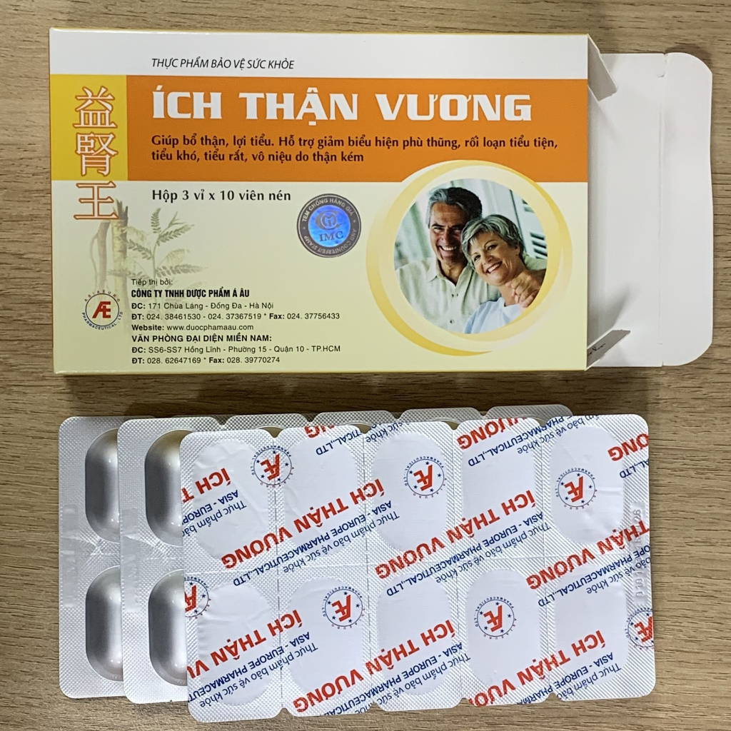 Combo 6 hộp Ích Thận Vương cho người bị suy thận, chức năng thận kém