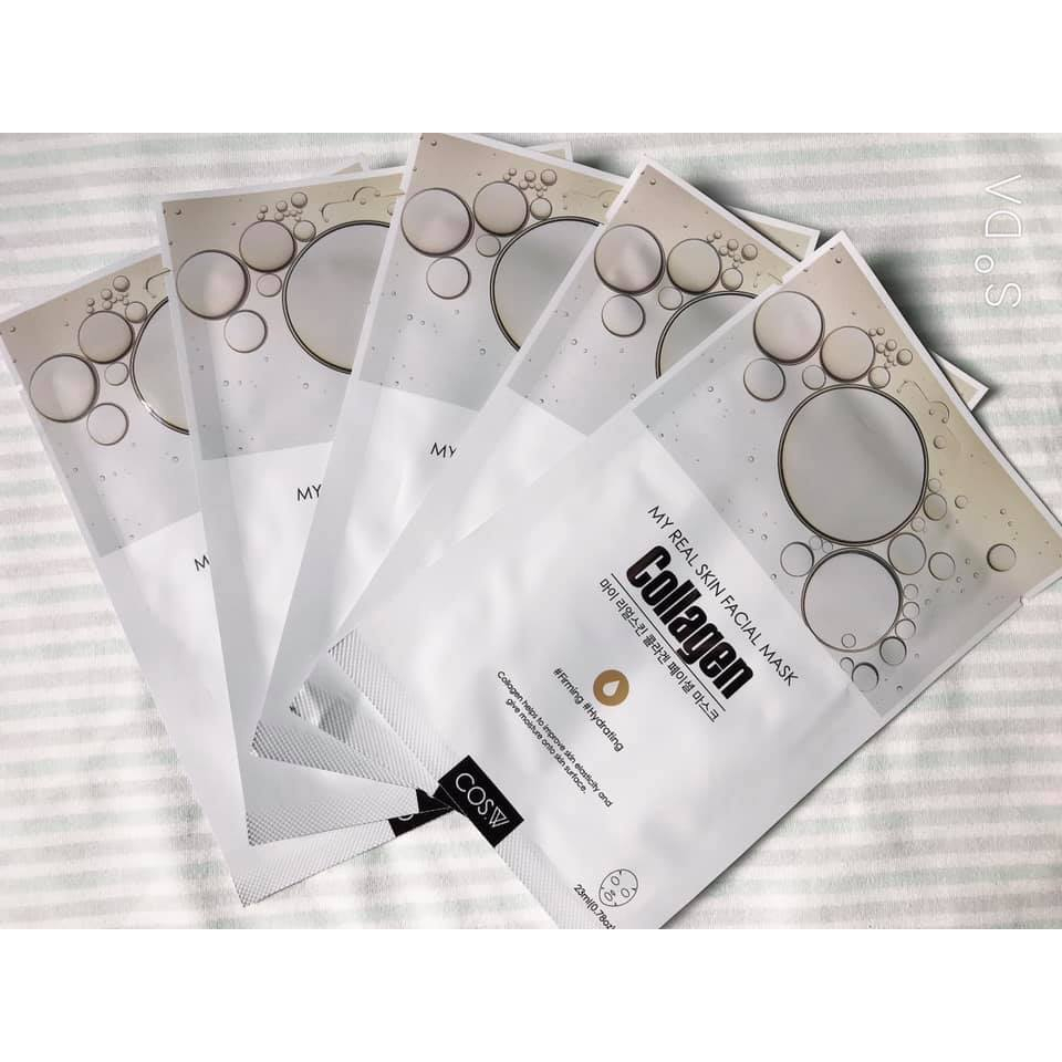 [Chính Hãng] 026 [Cos.w] Mặt Nạ Dưỡng Da My Real Skin
