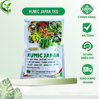 Phân bón humic japan 1kg tăng trưởng siêu tốt cây trồng eva36 vietau