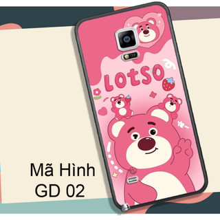 ỐP SAMSUNG NOTE 3 - NOTE 4 - NOTE 5 - NOTE 7 - NOTE FE , IN HÌNH GẤU LOTSO DÂU CUTE.