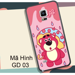 ỐP SAMSUNG NOTE 3 - NOTE 4 - NOTE 5 - NOTE 7 - NOTE FE , IN HÌNH GẤU LOTSO DÂU CUTE.