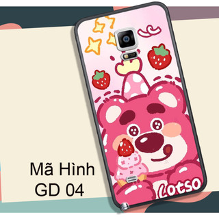 ỐP SAMSUNG NOTE 3 - NOTE 4 - NOTE 5 - NOTE 7 - NOTE FE , IN HÌNH GẤU LOTSO DÂU CUTE.