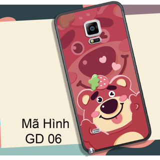ỐP SAMSUNG NOTE 3 - NOTE 4 - NOTE 5 - NOTE 7 - NOTE FE , IN HÌNH GẤU LOTSO DÂU CUTE.