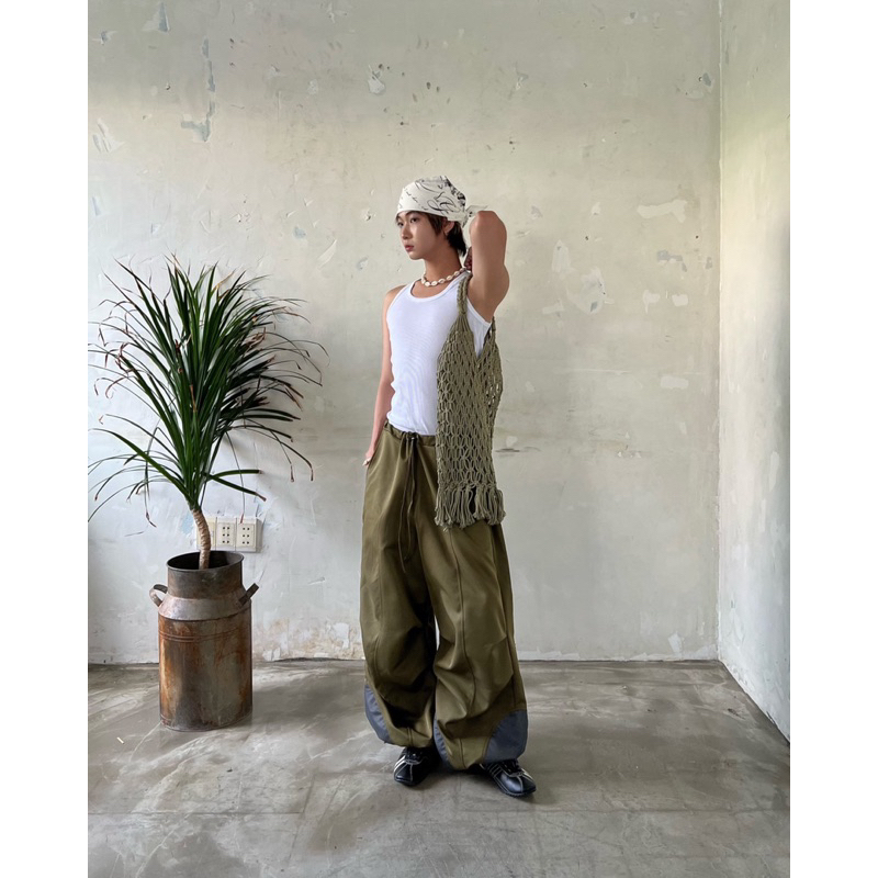 Quần dù lưng dây rút - QUẦN NHÃY DÙ